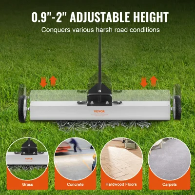 Balayeuse magnétique roulante de 91,5 cm – image 3