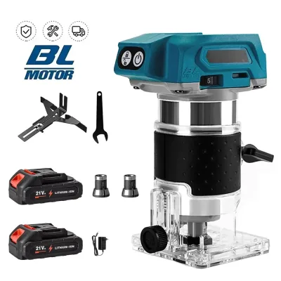 Défonceuse à bois sans balai sur batterie 18 V