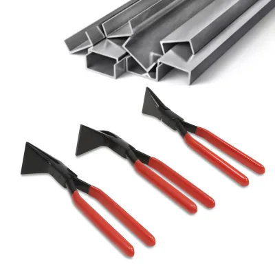 Lot de 3 pinces à plier en acier au carbone