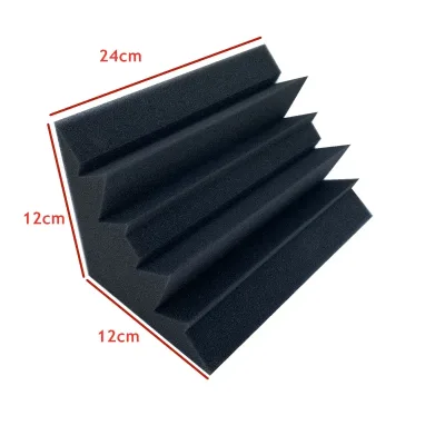 Panneaux de mousse acoustique noirs, lot de 16 – image 3