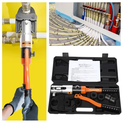 Pince à sertir hydraulique avec 4 matrices