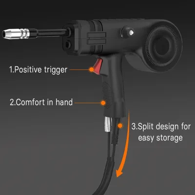 Pistolet à bobine pour soudage MIG, 3 m – image 2