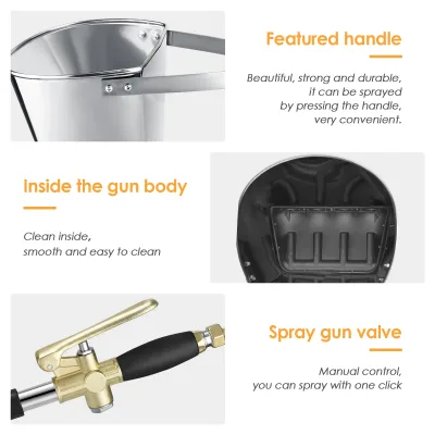 Pistolet à mortier pneumatique à main – image 3