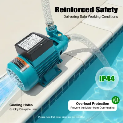 Pompe à eau électrique 370 W pour eau propre – image 3