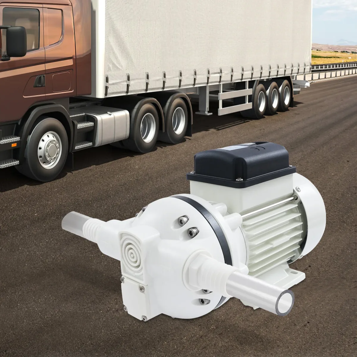 Pompe à membrane électrique auto-amorçante