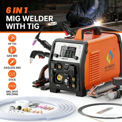 Poste à souder 6 en 1 MIG, TIG et plasma