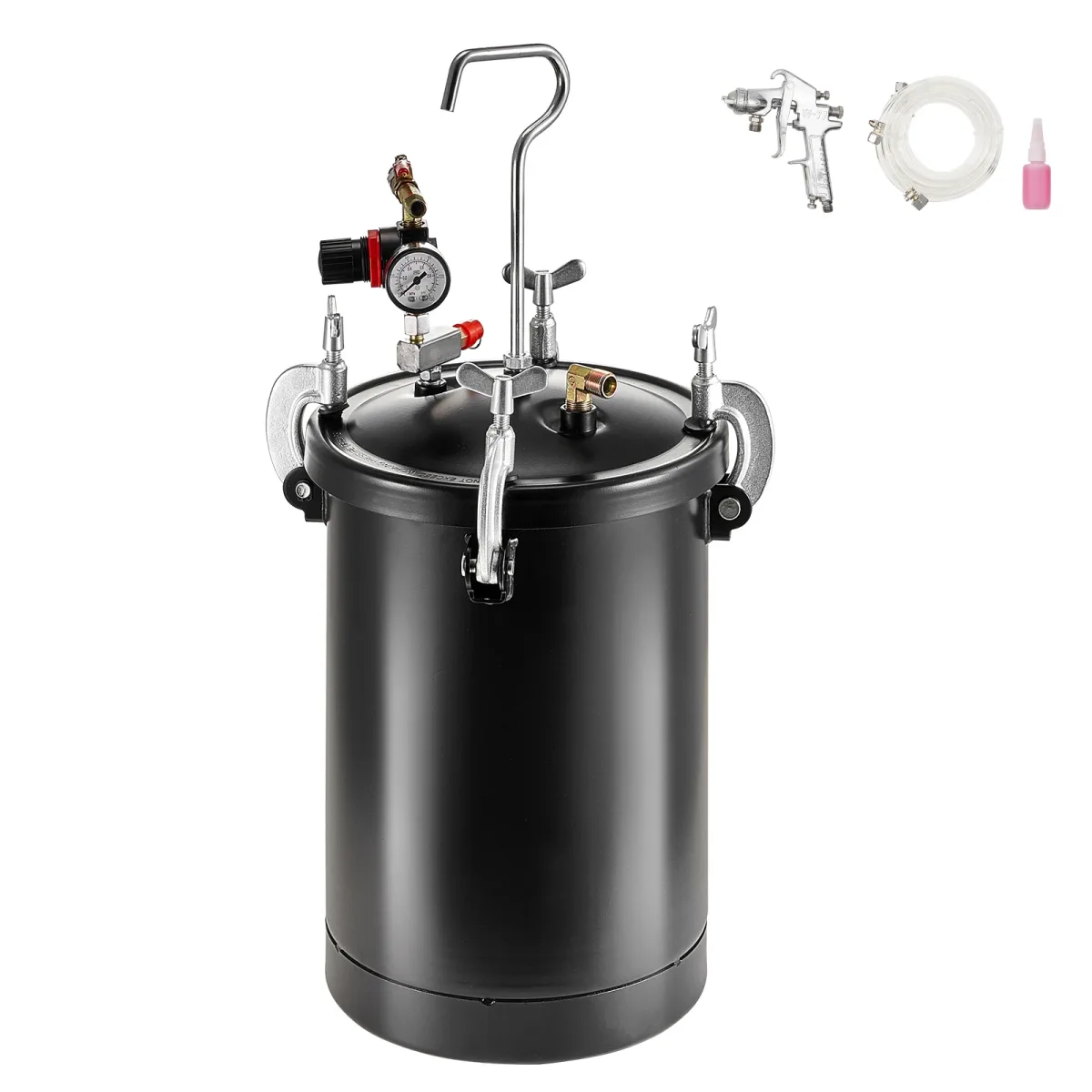Pot de pression pour peinture 15 L en acier
