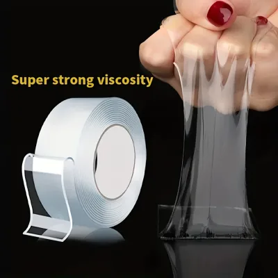 Ruban adhésif double face transparent nano