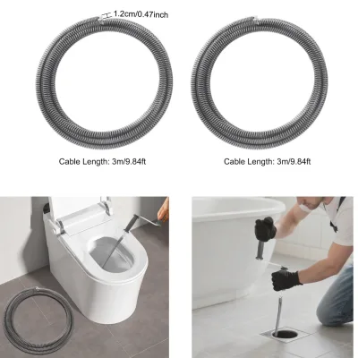 Spirales de débouchage de 6 m pour tuyaux