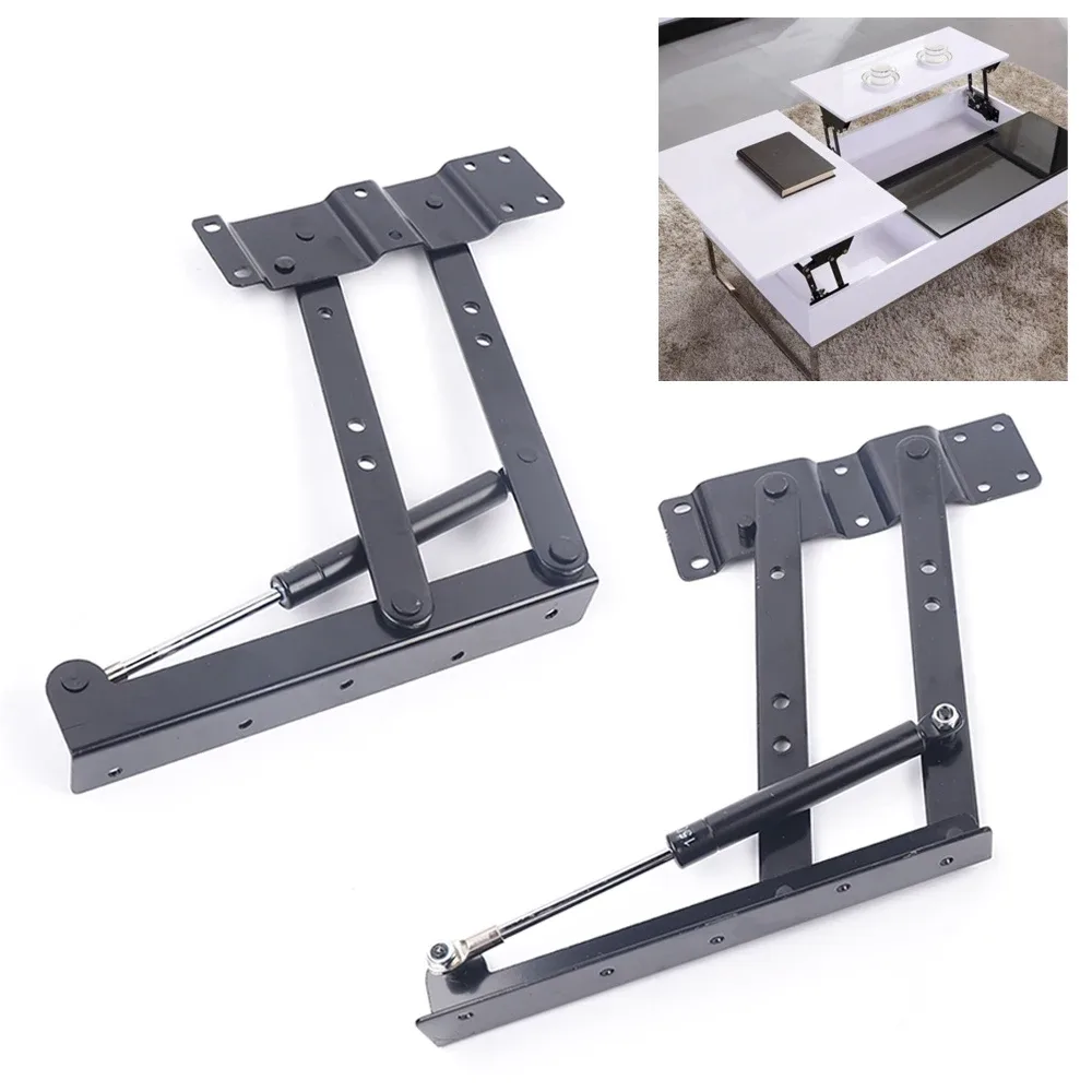 Supports de levage pour table basse noirs
